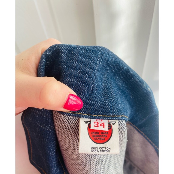 NWT DEADSTOCK 70s GWG 100% Cotton Denim Front Snap Jacket - Picture 8 of 8